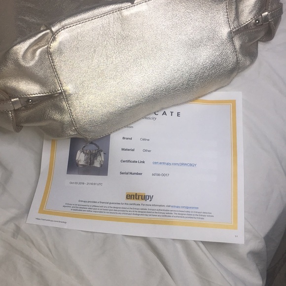 photos of Celine Bittersweet, platinum gold w/CERT - Picture 7 of 8